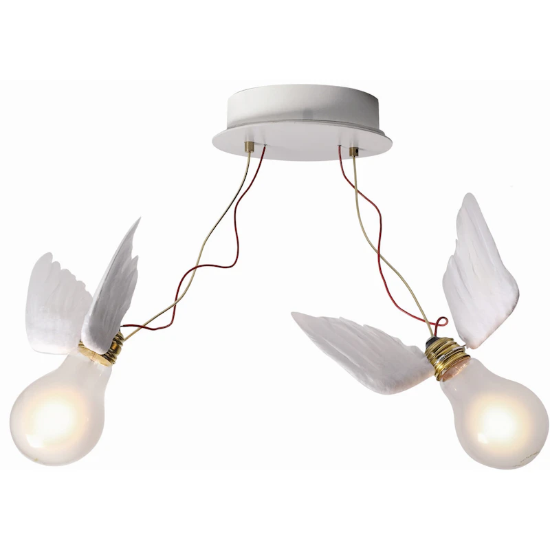 Lucellino Doppio Seinävalaisin, Valkoinen