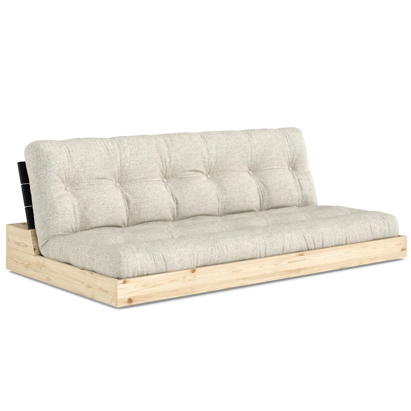 Base Sofa Bed, Black Night / Soft Chalk