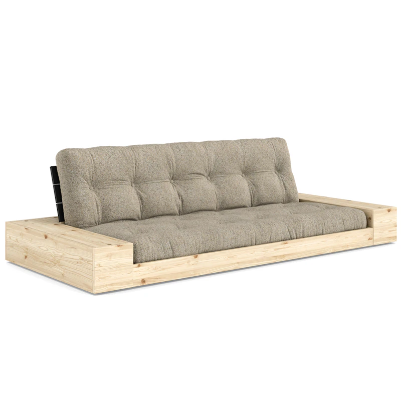 Base Sofa Bed With Storage, Black Night / Warm Sand