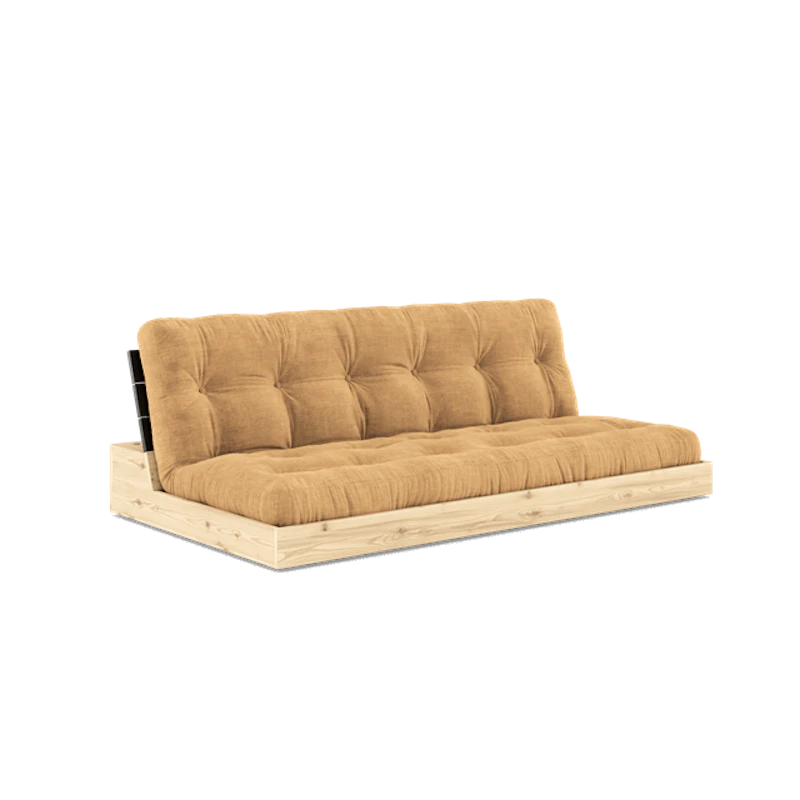 Base Sovesofa Med 5-lags Madrass Svart Nattbrun/Fudge Brun