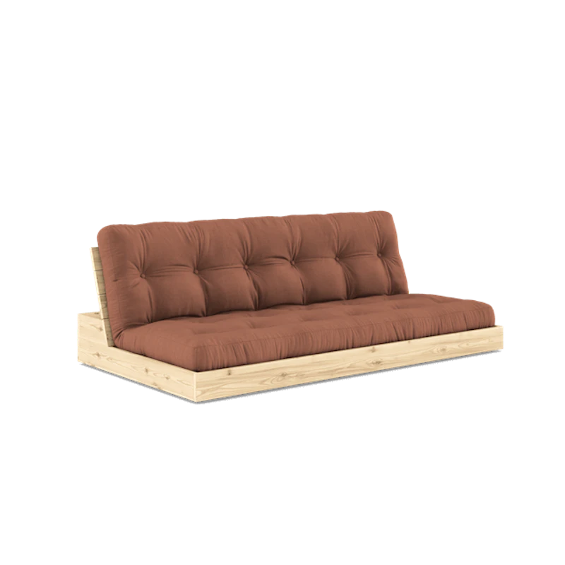 Base Sovesofa Med 5-lags Madrass Klar/Leirbrun