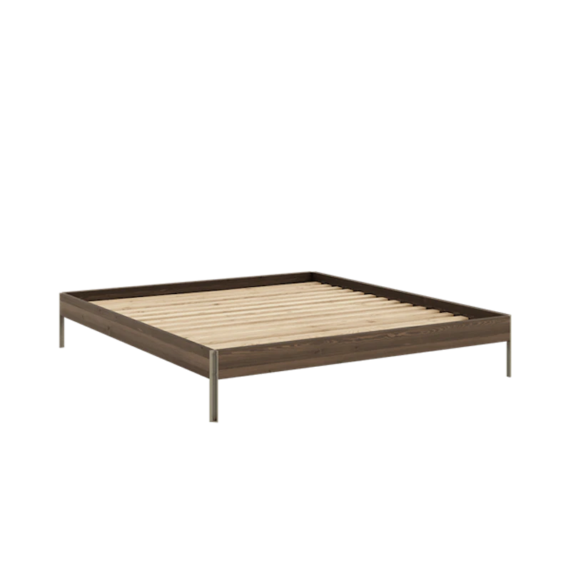 Core Sengeramme 180x200 Johannesbrunt/Salviegrønn