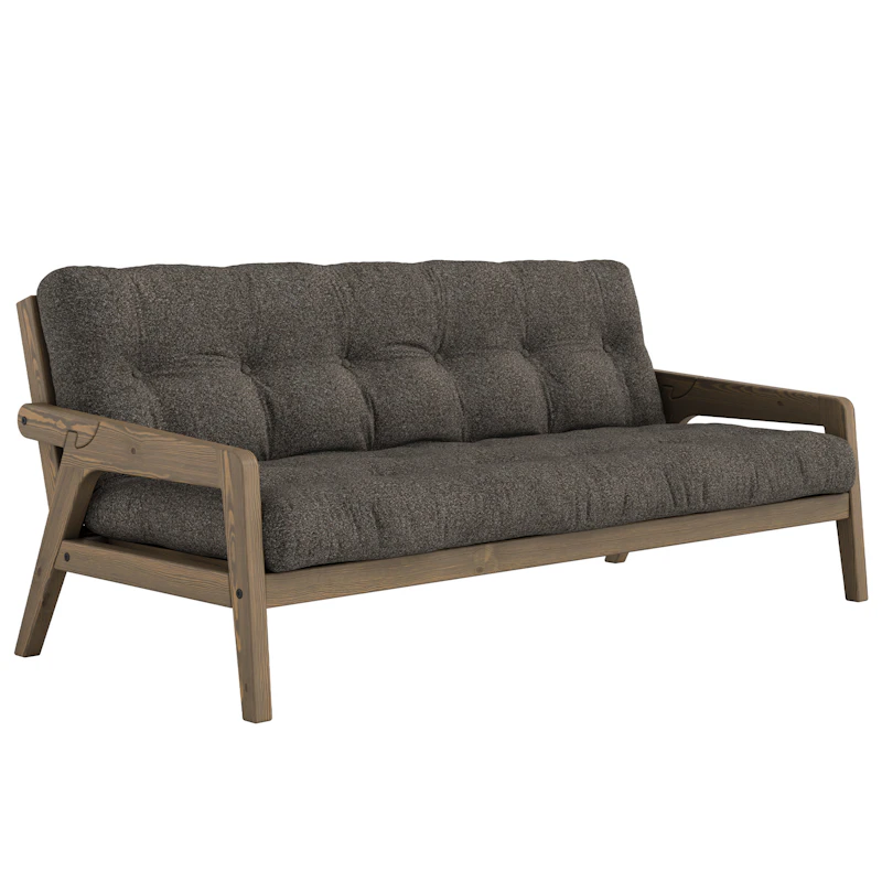 Grab Sofa Bed, Carob Brown / Mellow Brown