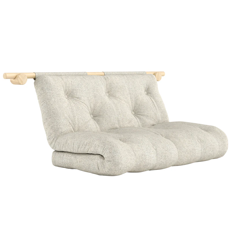 Hooked Sofa Bed, Soft Chalk