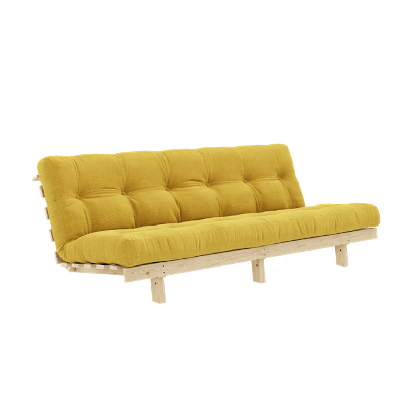 Lean Sovesofa Med Alpha Madrass 130x200 Honning/Raw