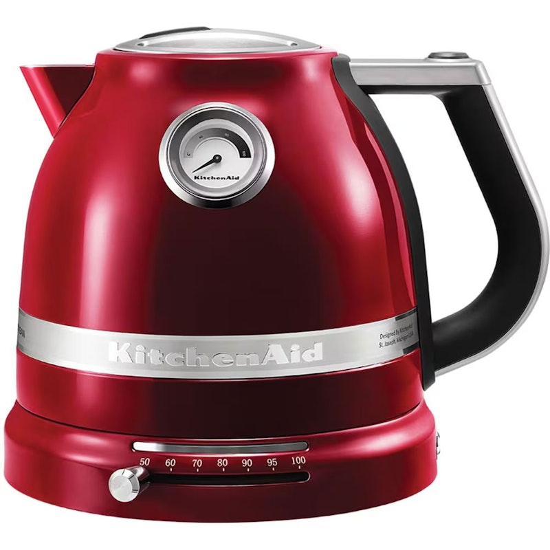 5KEK1522ECA Vedenkeitin Artisan 1,5L Säädettävällä Lämpötilalla, Red Metallic