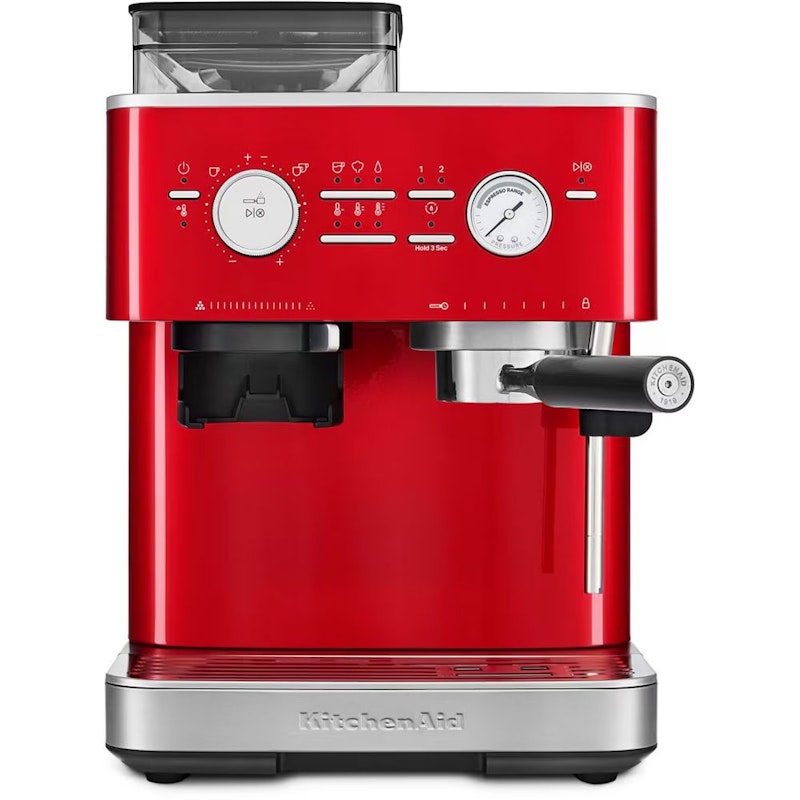 5KES6551ECA Puoliautomaattinen Espressokone Kahvimyllyllä, Red Metallic