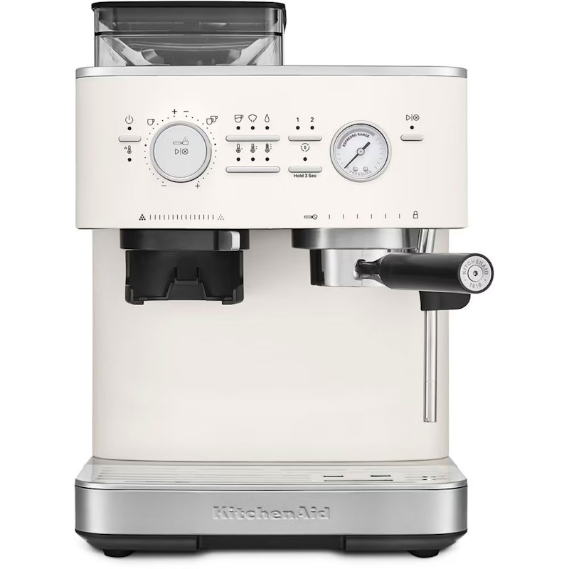 5KES6551EPL Puoliautomaattinen Espressokone Kahvimyllyllä, Porcelain White
