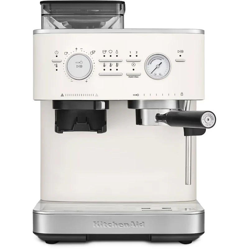 5KES6551EPL Puoliautomaattinen Espressokone Kahvimyllyllä, Porcelain White