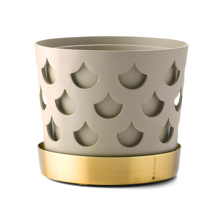 Trio Drop Ruukku Beige, 12 cm / Small merkiltä Klong | RoyalDesign.fi