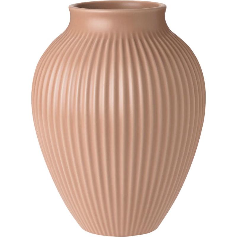 Vaasi Uurteinen 20 cm, Dusty Rose