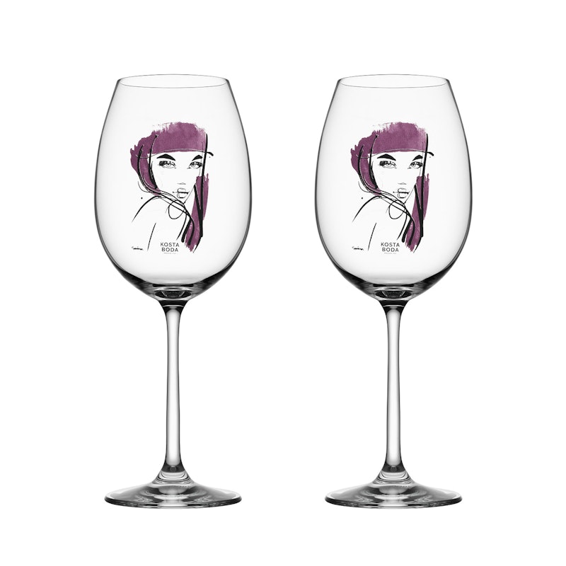 All About You Viinilasi 52 cl 2-pakkaus, With You