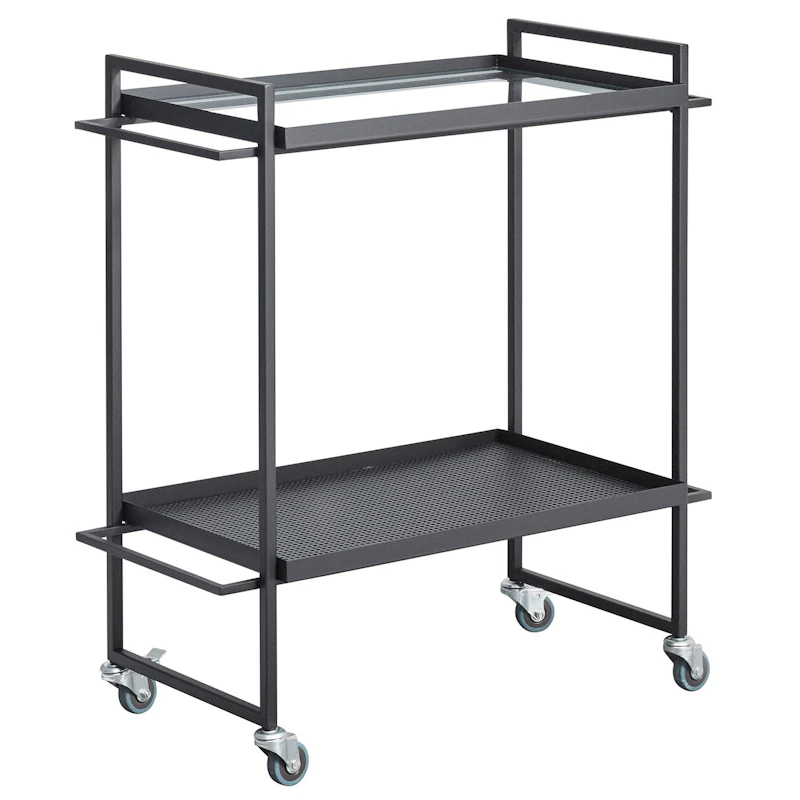 Bauhaus rullavaunu, musta