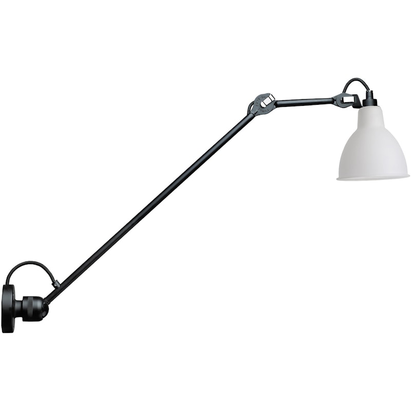 Lampe Gras N°304 Seinävalaisin L60, Musta / Huurrettu Lasi