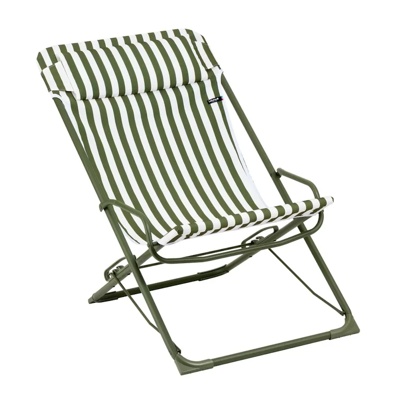 Transaswing Folding Rocking Deckchair, Green