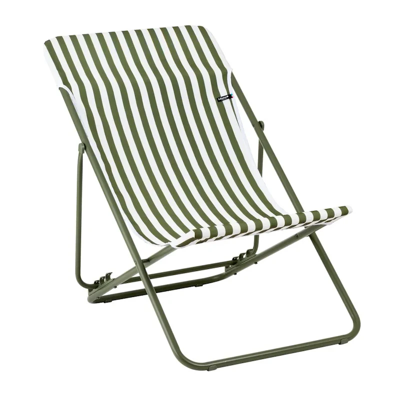 Maxi Transat Folding Deckchair, Green