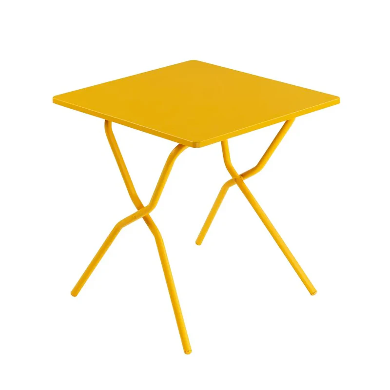 Balcony Puutarhapöytä 64x70 cm, Keltainen