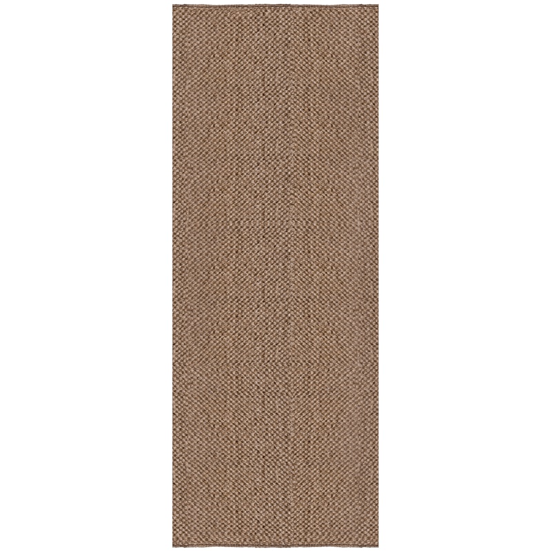 Basket Weave Sisal Matto 75x240 cm, Ruskea