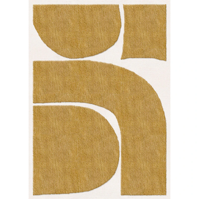 Gotland Rauk Villamatto Sunflower Yellow, 250x350 cm