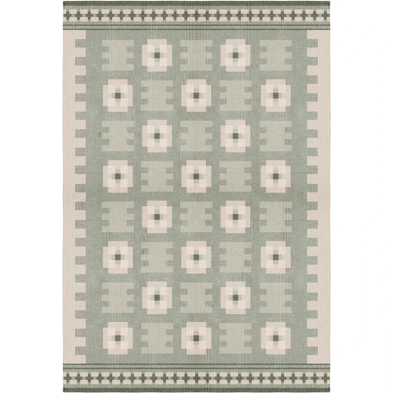 Röllakan Selma Villamatto 140x200 cm, Sage