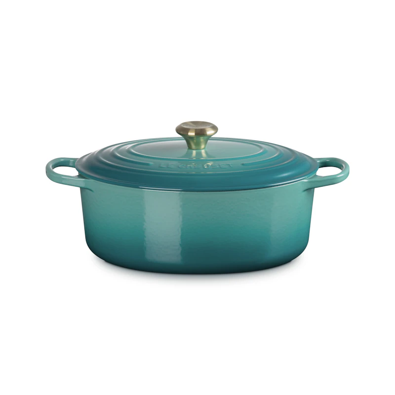 Signature Pot Oval 31 cm, Bleu Riviera