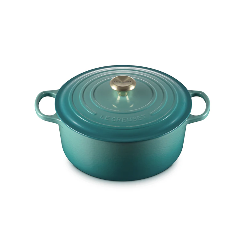 Signature Pot Round 28 cm, Bleu Riviera