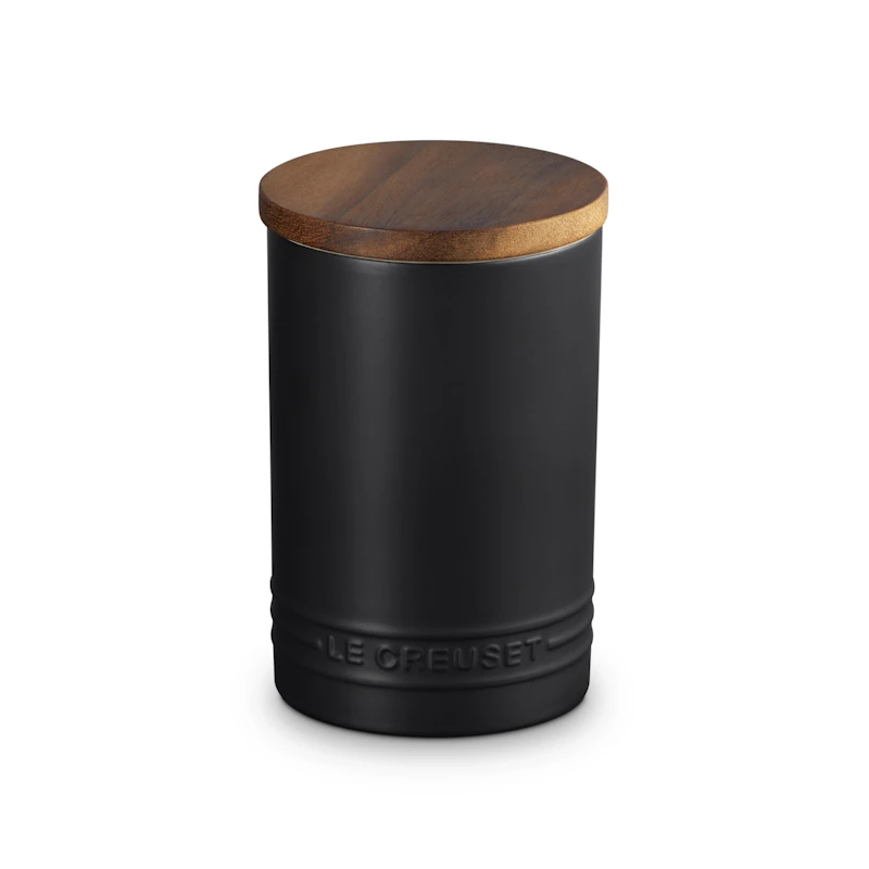 Signature Storage Jar 770 ml, Matte Black