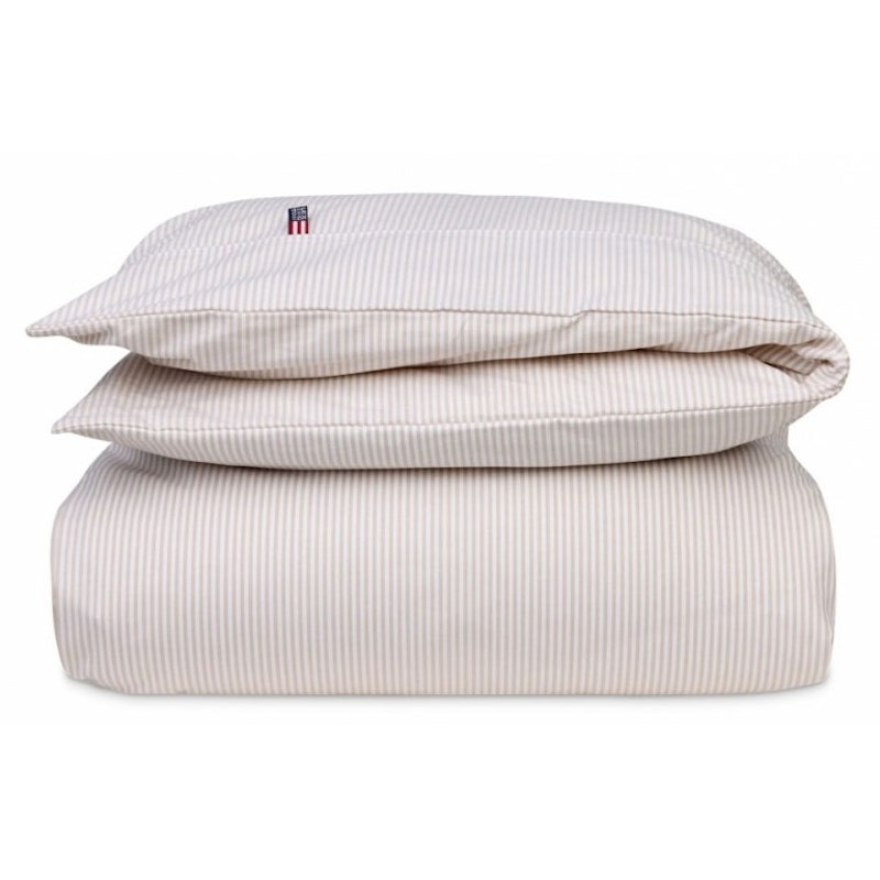 Baby Pin Point Pussilakana 100x130 cm, Beige / Valkoinen