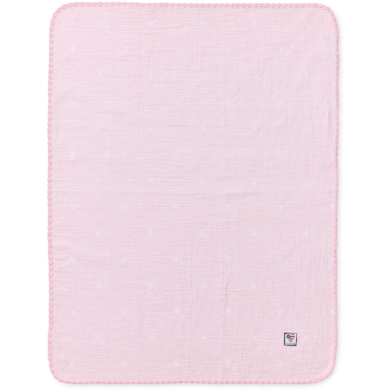 Baby Signature Star Huopa 70x75 cm, Valkoinen / Pinkki