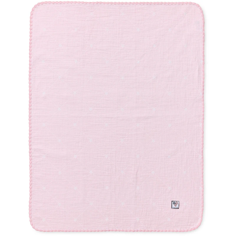 Baby Signature Star Huopa 70x75 cm, Valkoinen / Pinkki