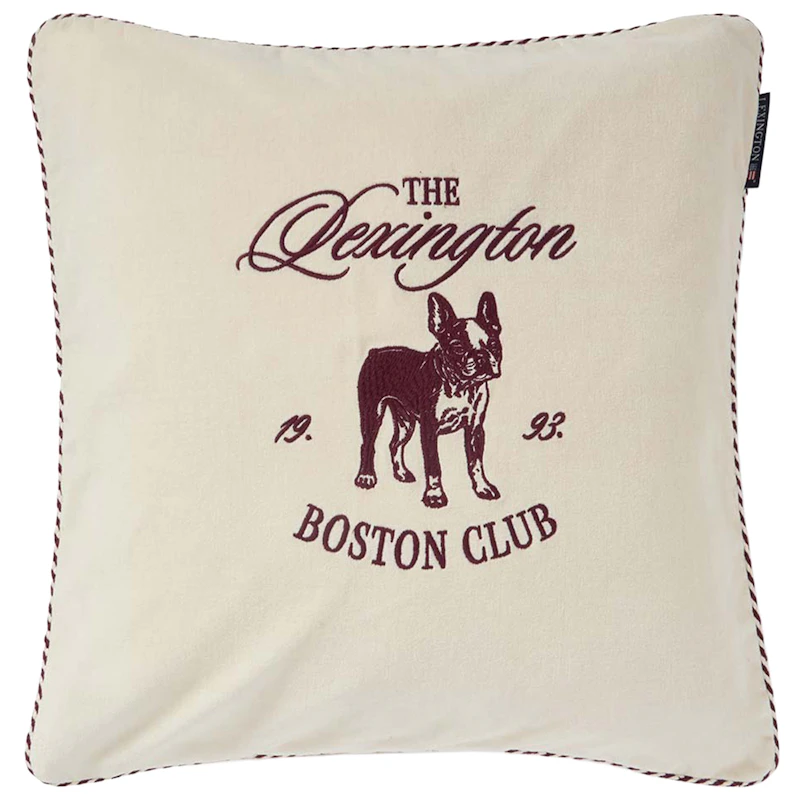 Boston Club Tyynynpäällinen 50x50 cm, Vaalean Beige / Viikuna