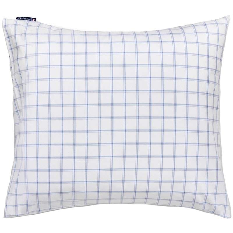 Check Lyocell Oxford Tyynynpäällinen 65x65 cm Valkoinen/Sininen
