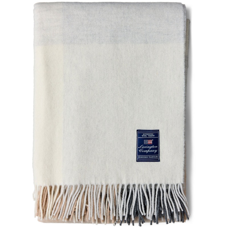 Checked Recycled Wool Huopa 130x170 cm