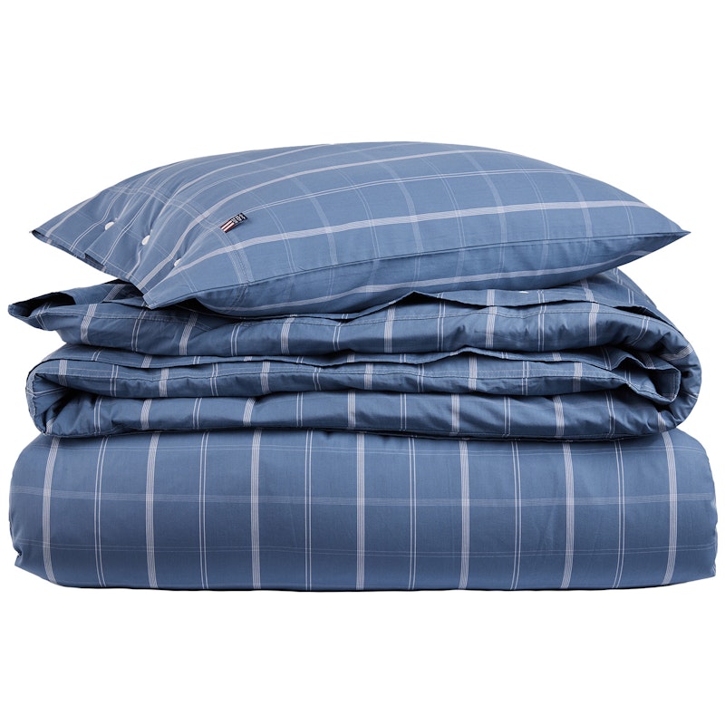 Checked Vuodesetti 220x220 + 50x60x2, Sininen