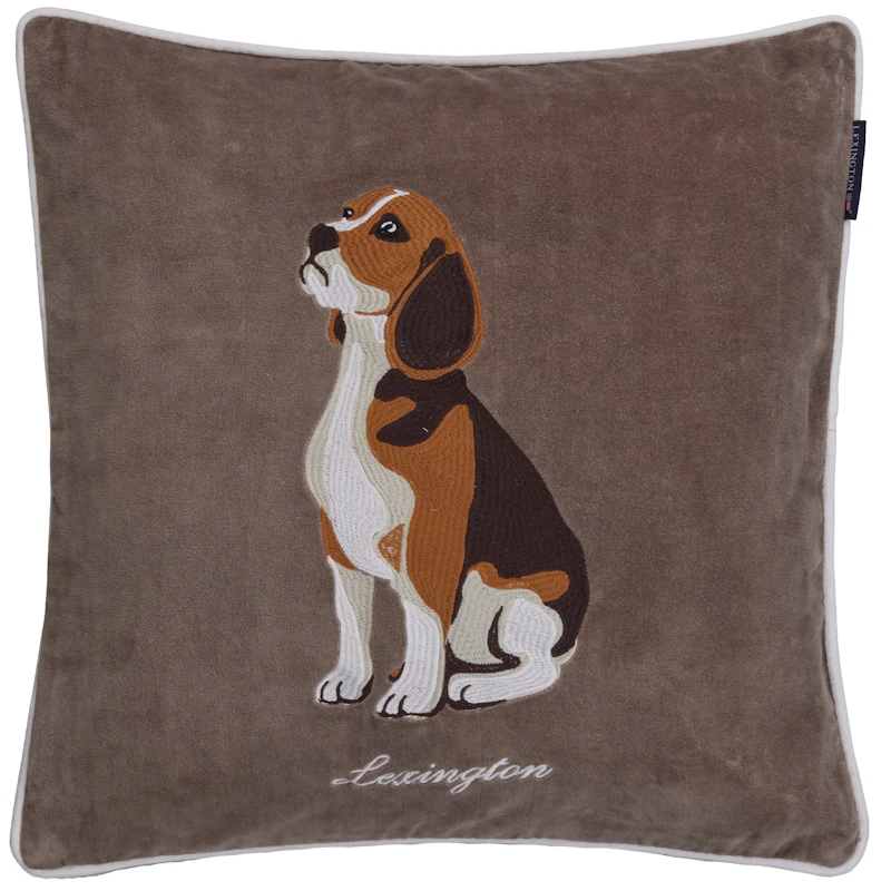 Dog Tyynynpäällinen 50x50 cm, Ruskea