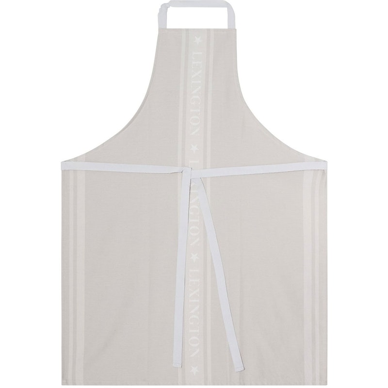 Icons Cotton Jacquard Star Esiliina, Valkoinen / Beige