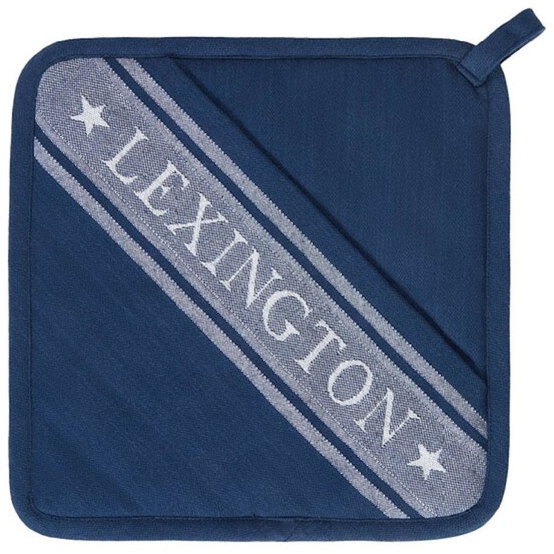 Icons Organic Cotton Jacquard Star Patalappu, Valkoinen / Dress Blue