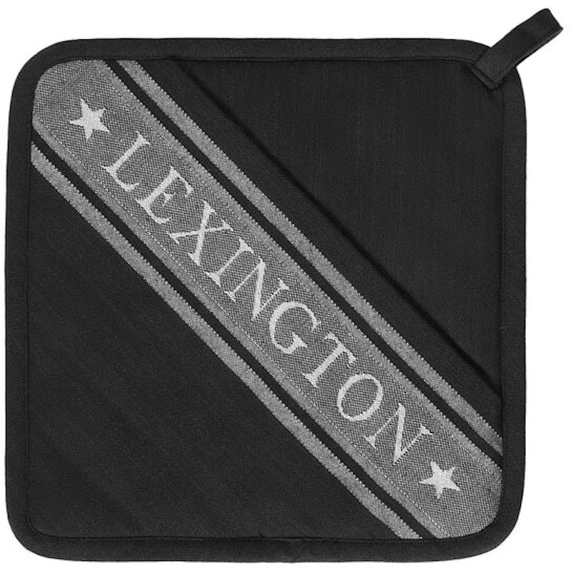 Icons Organic Cotton Jacquard Star Patalappu, Musta / Valkoinen