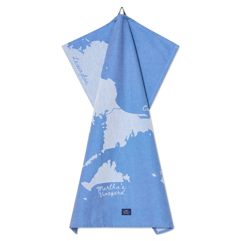 Keittiöpyyhe Karttamotiivi