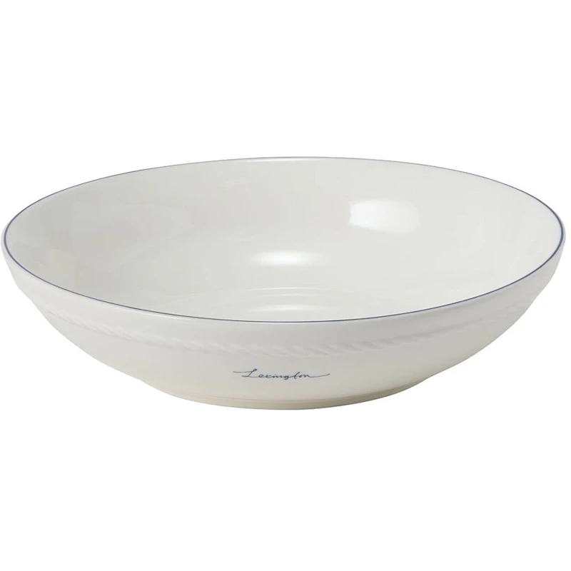 Lexington Porcelain Medium Kulho 22 cm, Valkoinen / Tummansininen