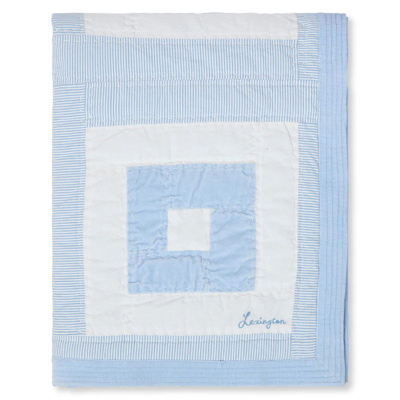 Päiväpeite 160x240 cm, Valkoinen / Sininen