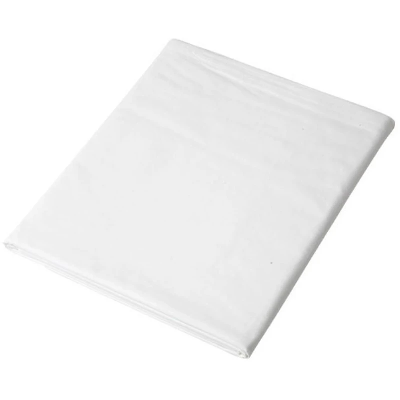 Pocket Cotton Percale Lakana Valkoinen, 90x200 cm
