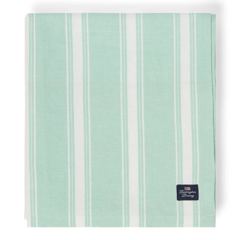 Pöytäliina 150x250 cm, Vihreä / Valkoinen