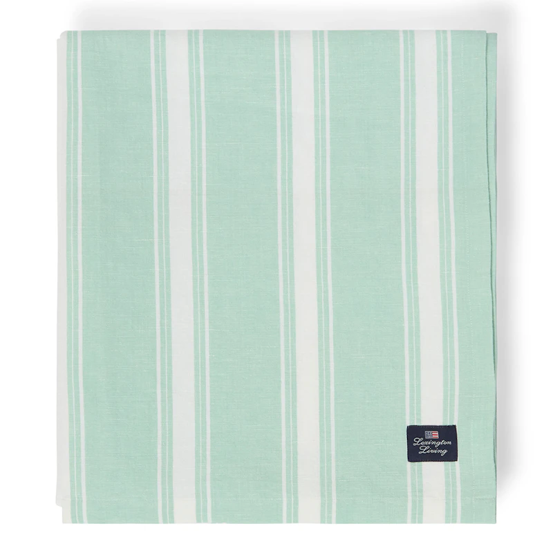 Pöytäliina 150x350 cm, Vihreä / Valkoinen