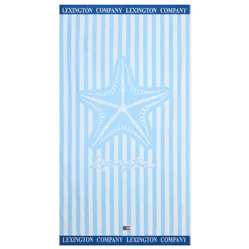 Rantapyyhe, Sininen / Valkoinen