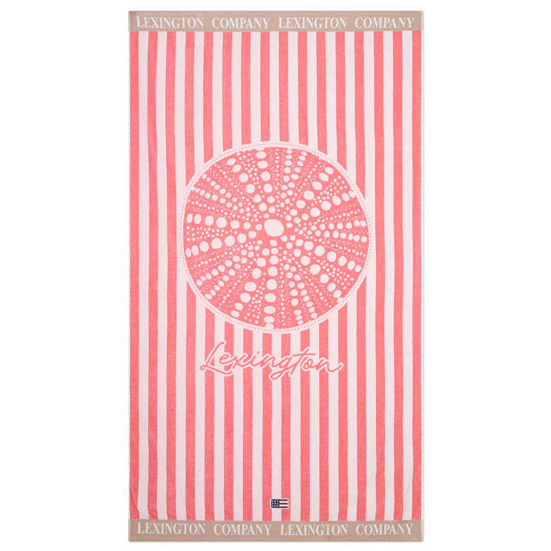 Rantapyyhe, Pinkki / Beige