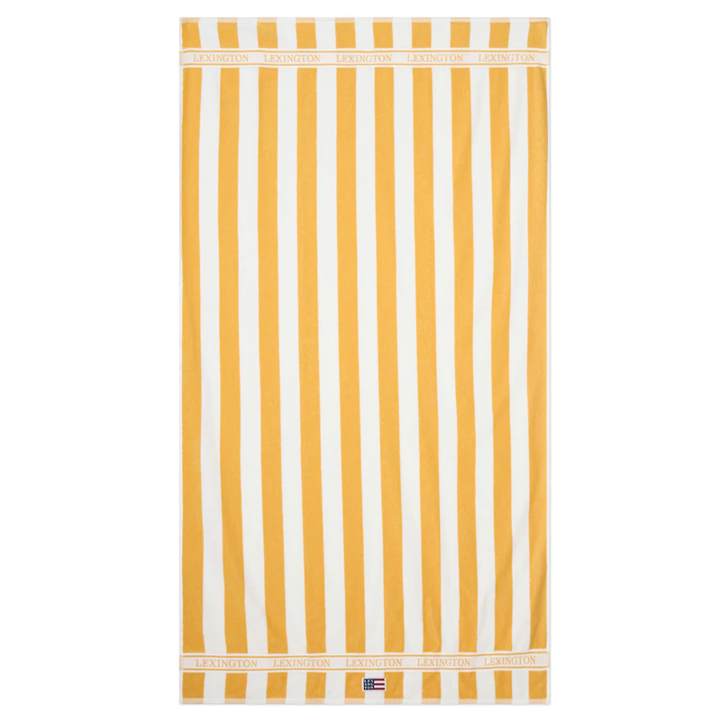 Rantapyyhe Raidallinen, Keltainen