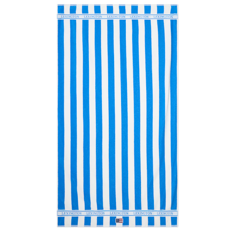 Rantapyyhe Raidallinen, Sininen