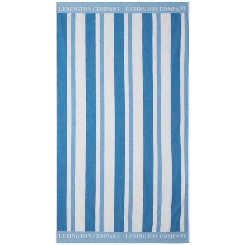 Striped Rantapyyhe 100x180 cm, Sininen