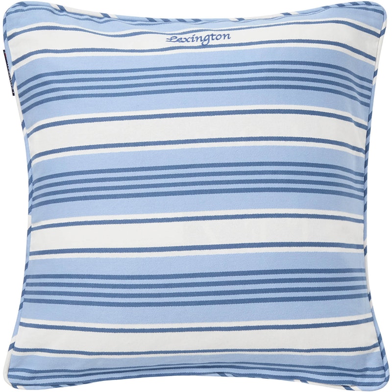 Striped Organic Tyynynpäällinen 50x50 cm, Sininen